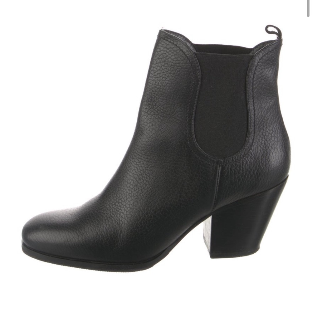 Rachel Comey Black Heeled Chelsea Boots
